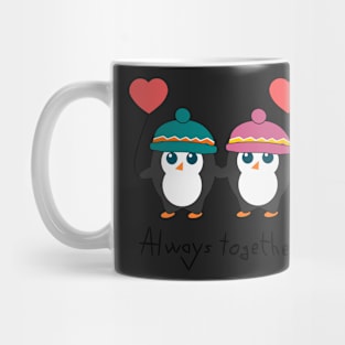 Cute penguins in love Mug